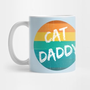 Cat Daddy (wht text, sunset) Mug